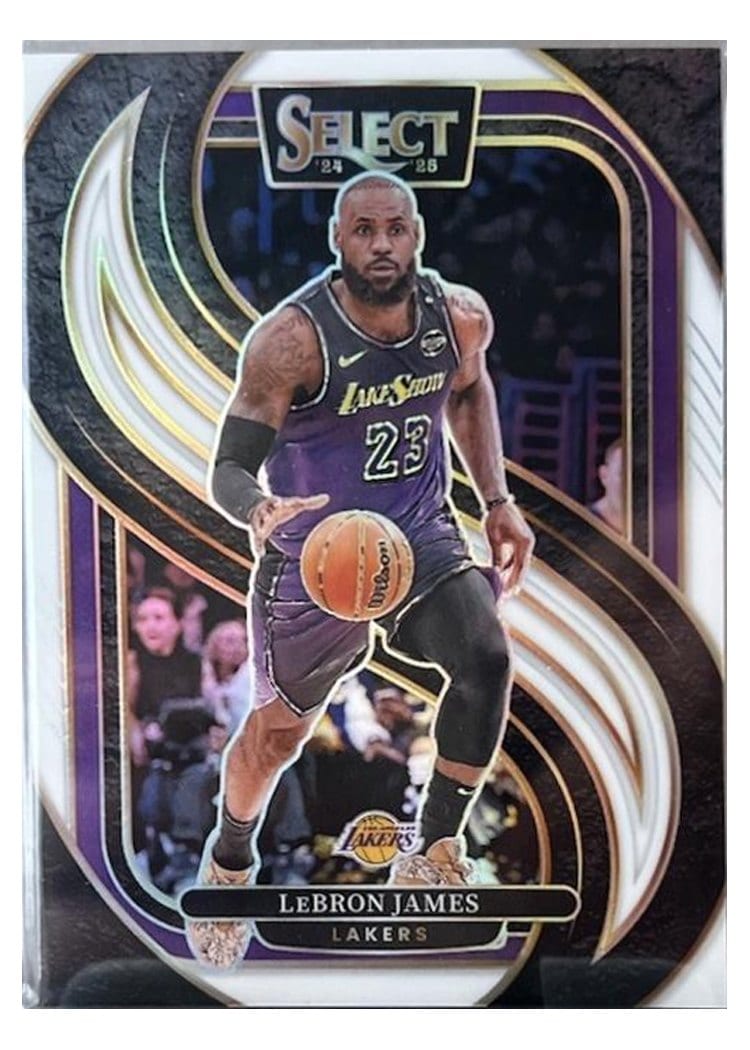 2024-25 Panini Select Base Set LeBron James #111 card