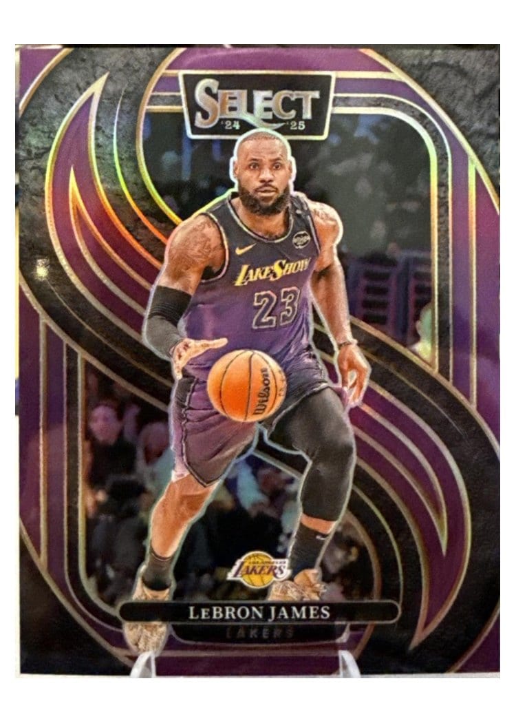 2024-25 Panini Select Base Set LeBron James #111 card