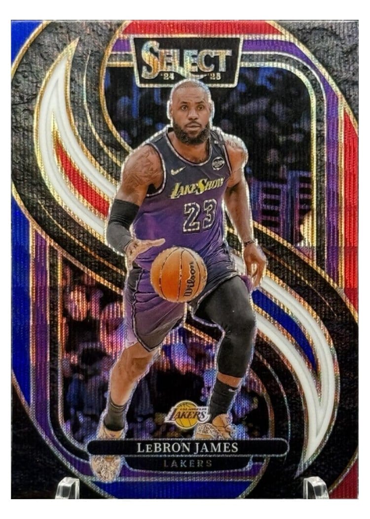 2024-25 Panini Select Base Set LeBron James #111 card