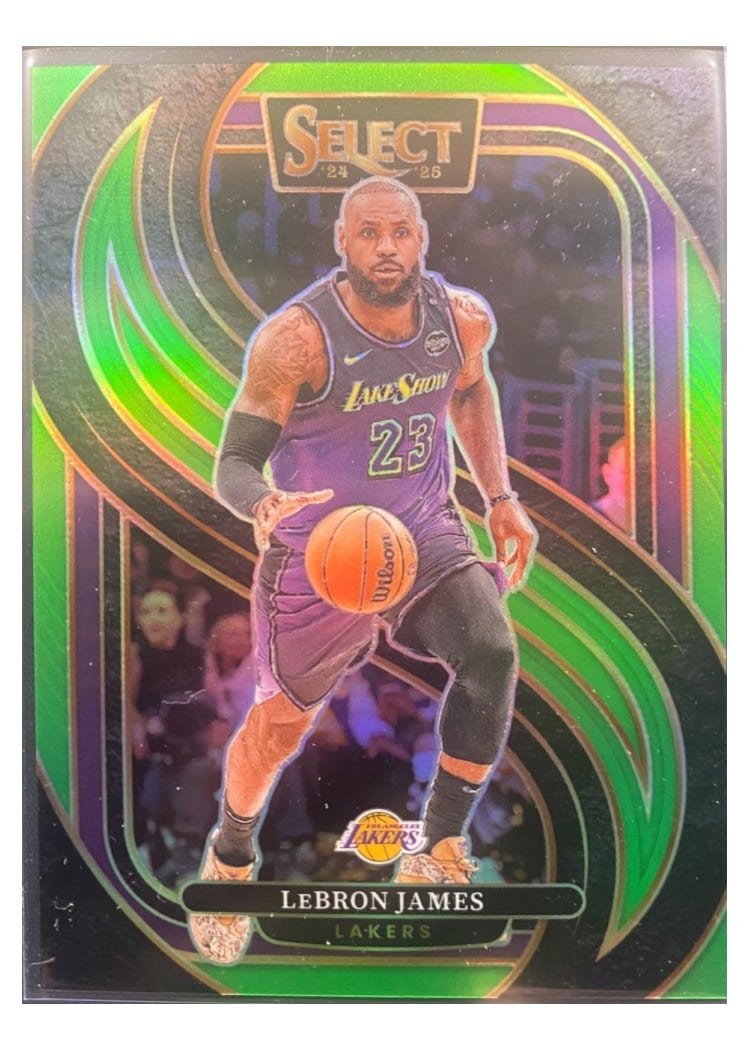 2024-25 Panini Select Base Set LeBron James #111 card