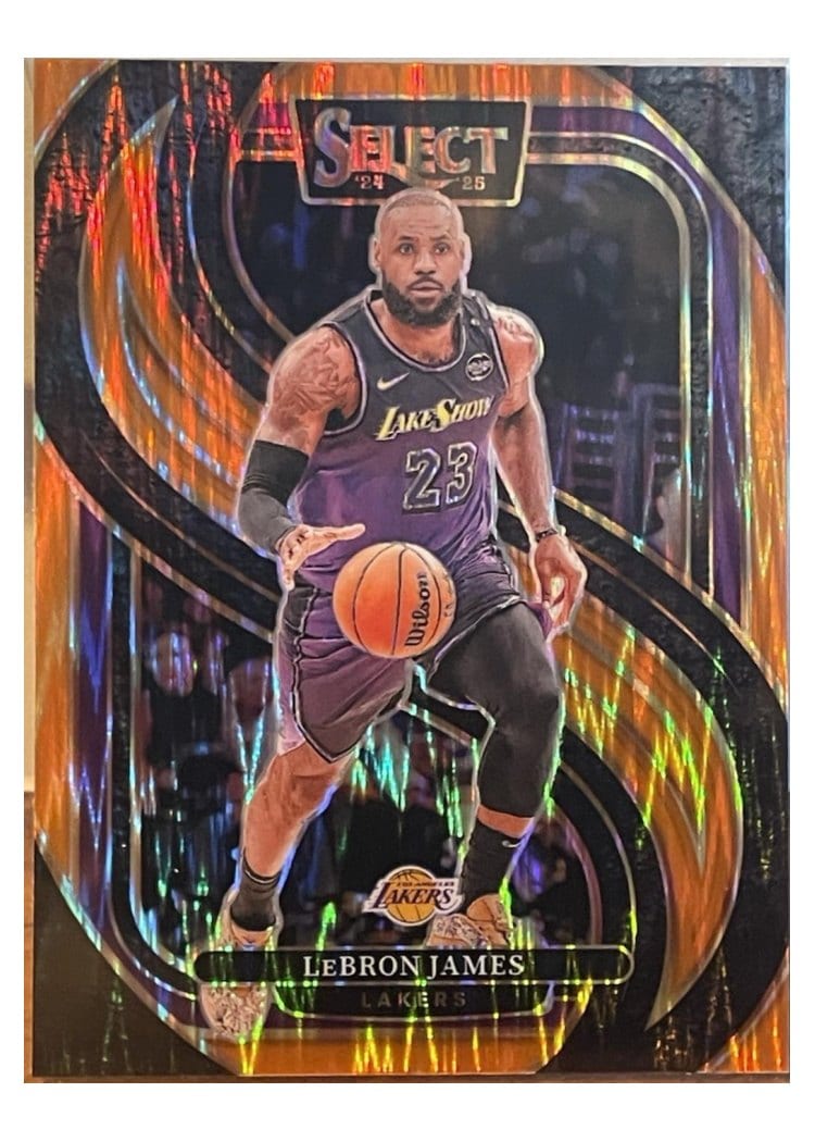 2024-25 Panini Select Base Set LeBron James #111 card