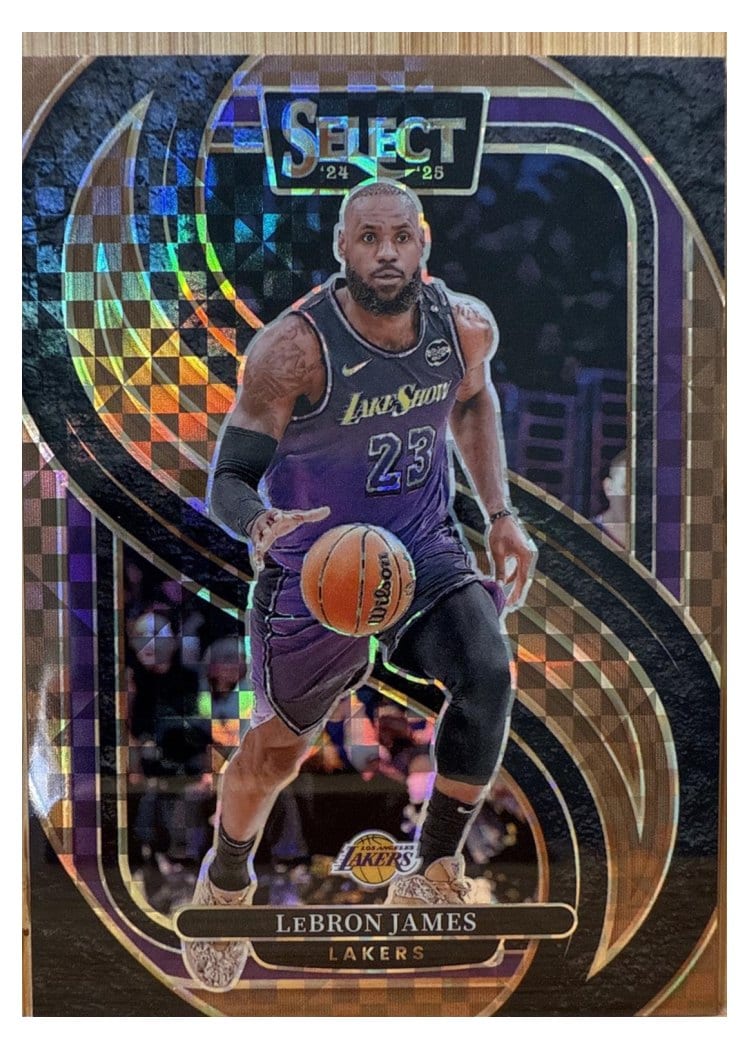 2024-25 Panini Select Base Set LeBron James #111 card