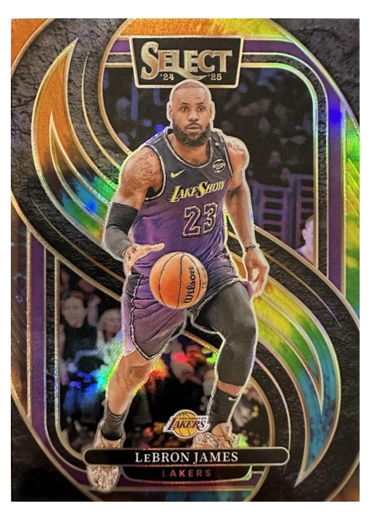 2024-25 Panini Select Base Set LeBron James #111 card
