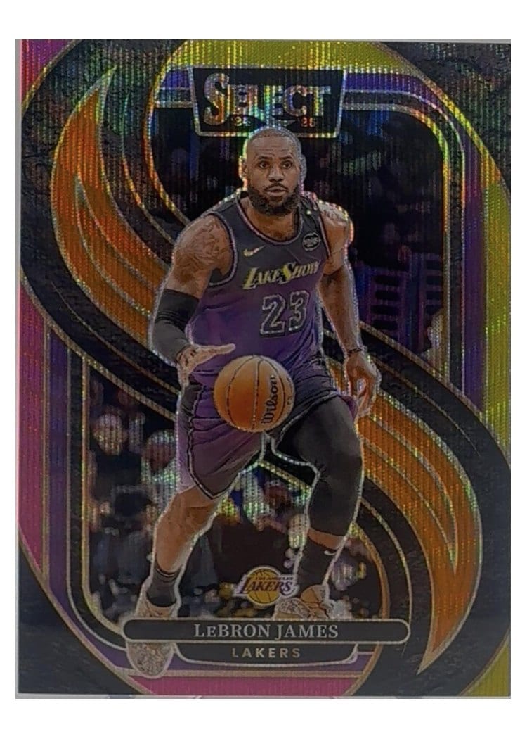 2024-25 Panini Select Base Set LeBron James #111 card