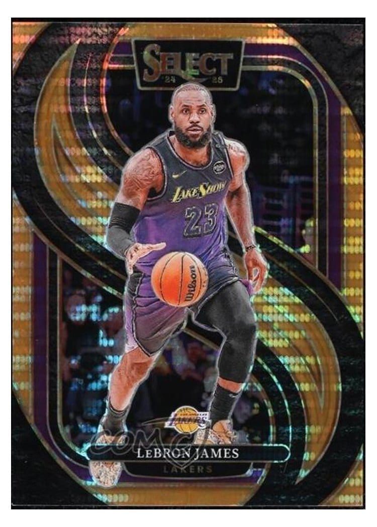 2024-25 Panini Select Base Set LeBron James #111 card
