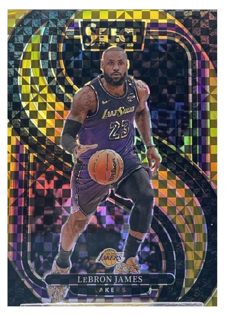 2024-25 Panini Select Base Set LeBron James #111 card