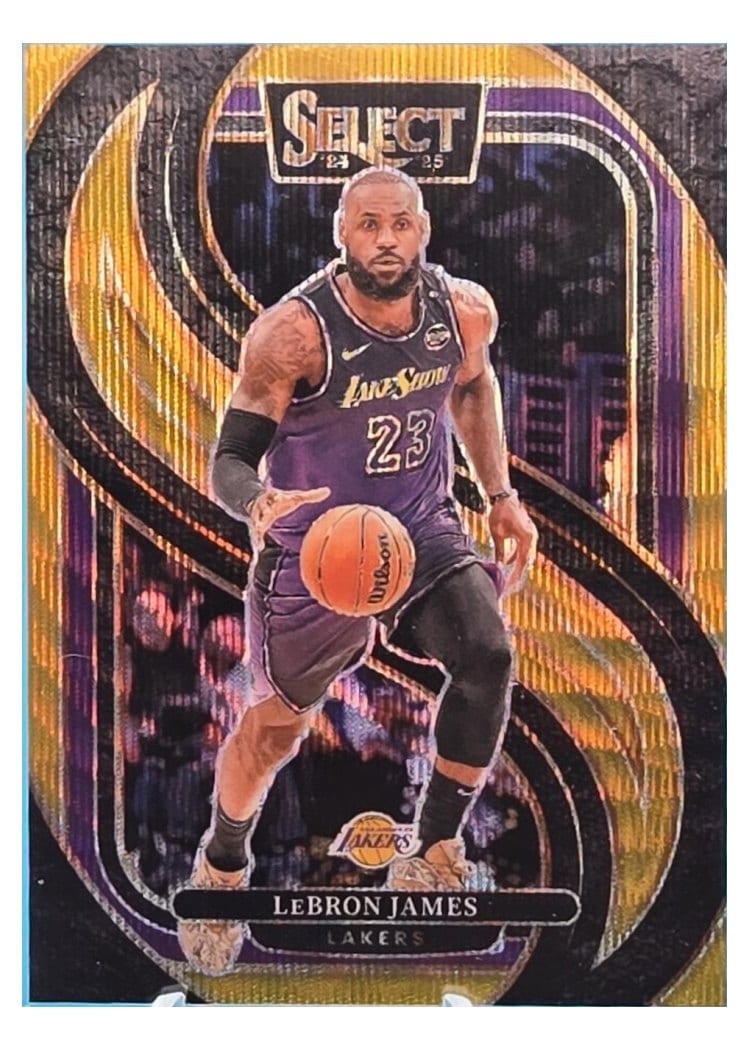 2024-25 Panini Select Base Set LeBron James #111 card