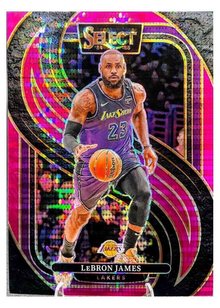 2024-25 Panini Select Base Set LeBron James #111 card