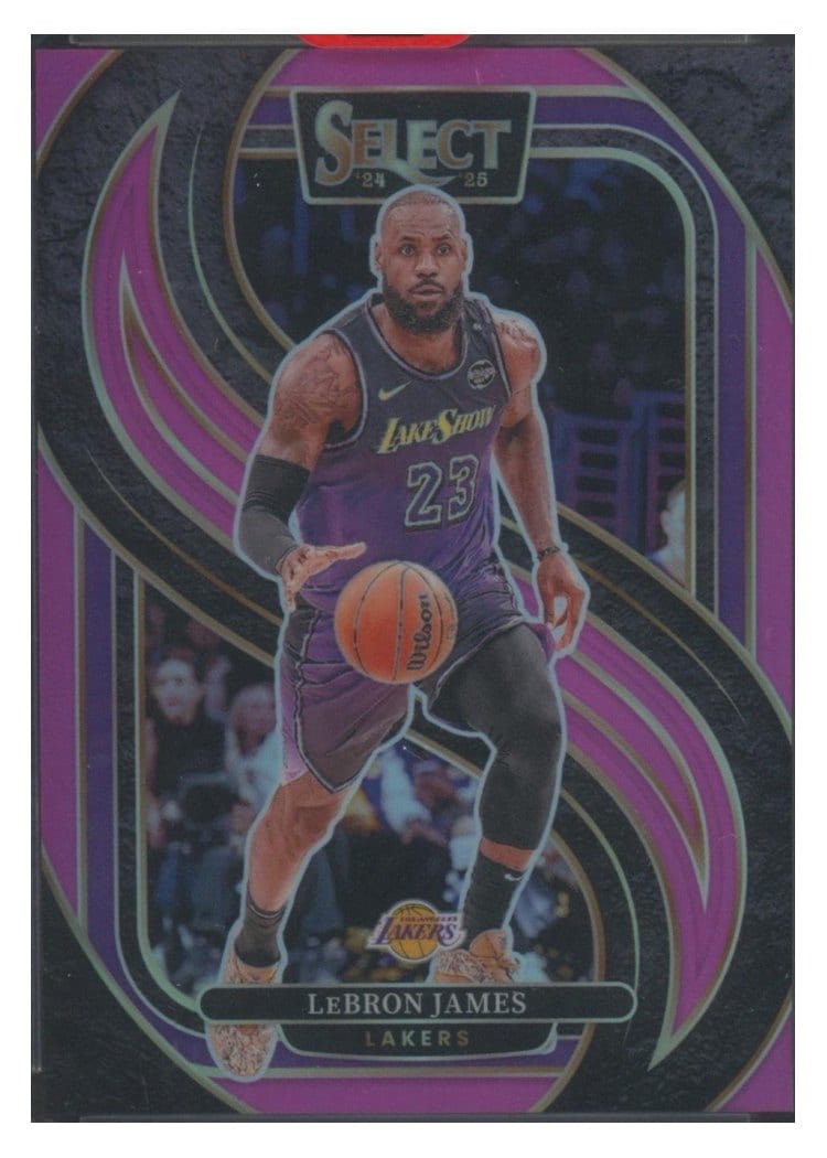 2024-25 Panini Select Base Set LeBron James #111 card