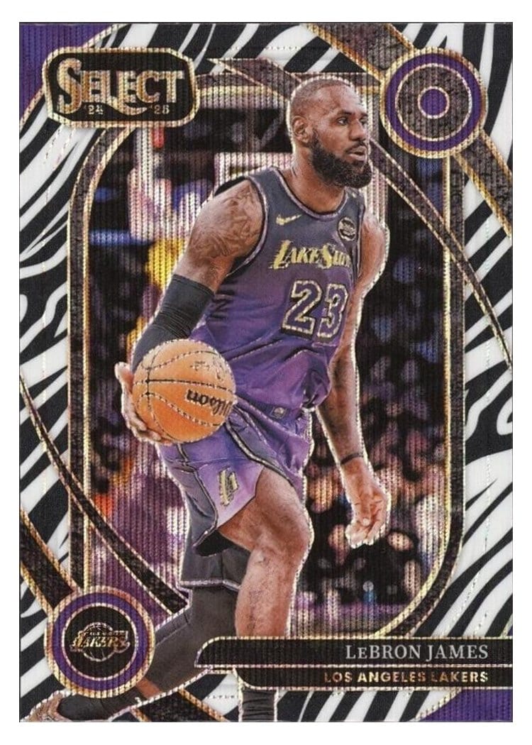 2024-25 Panini Select Base Set LeBron James #241 card