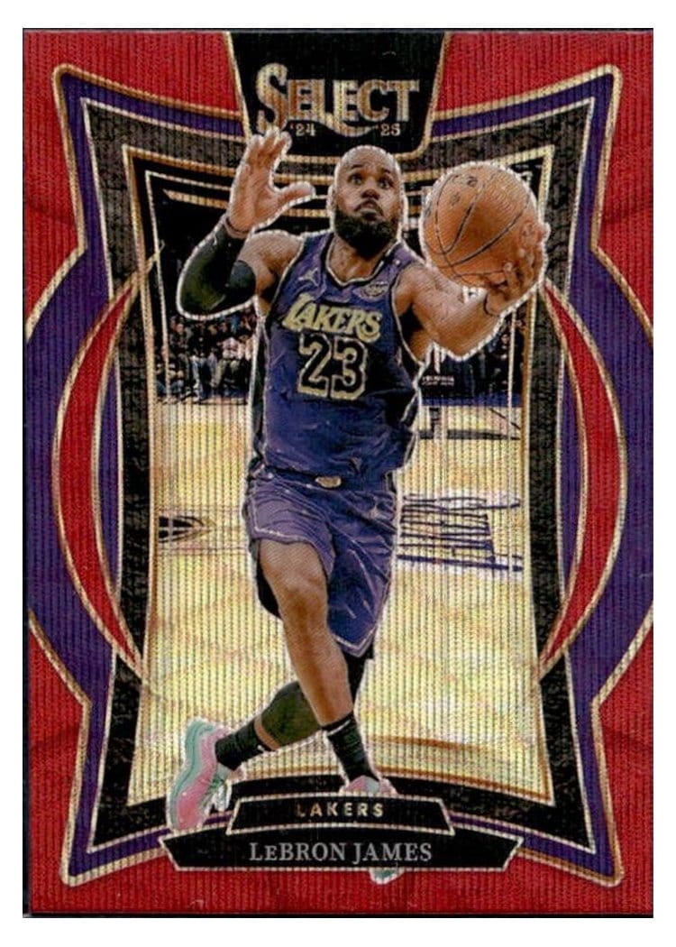 2024-25 Panini Select Base Set LeBron James #54 card