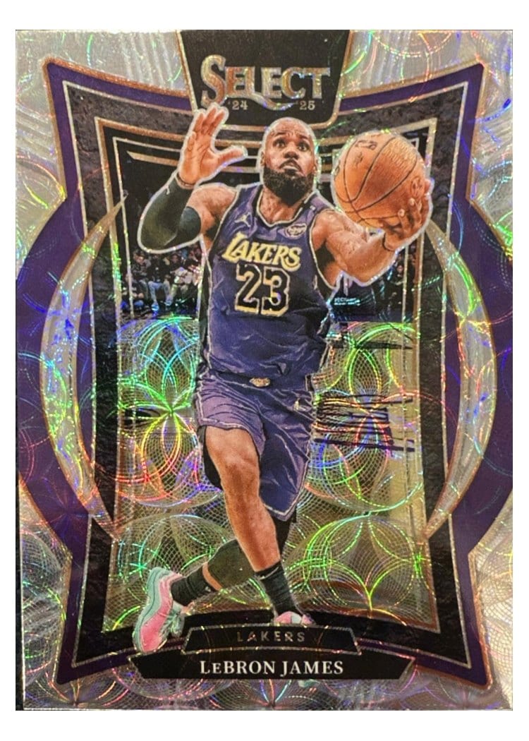 2024-25 Panini Select Base Set LeBron James #54 card