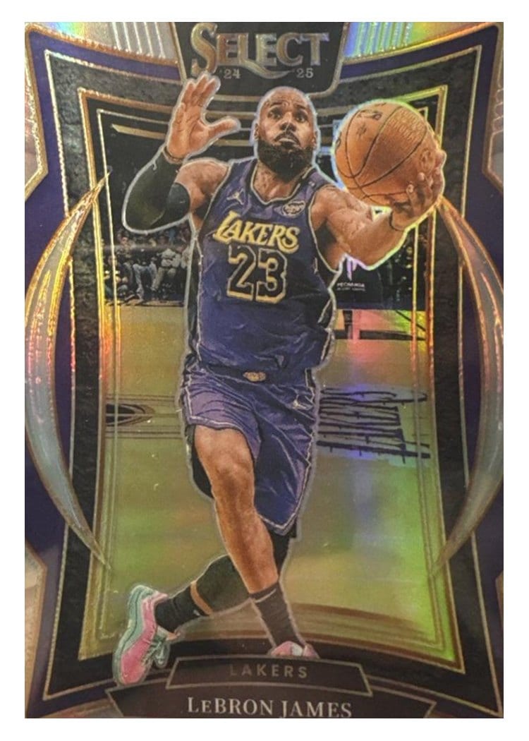 2024-25 Panini Select Base Set LeBron James #54 card