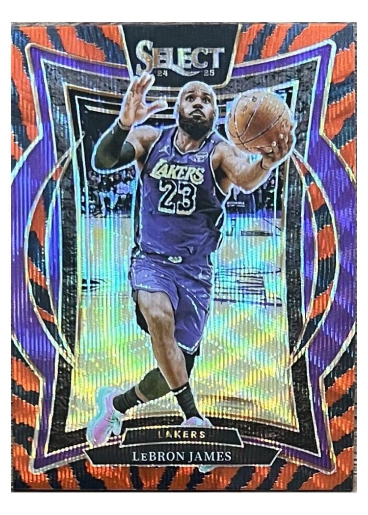 2024-25 Panini Select Base Set LeBron James #54 card