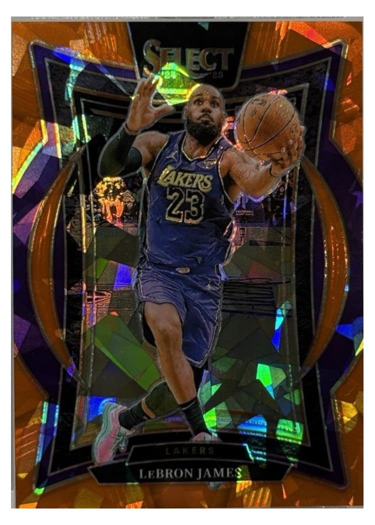 2024-25 Panini Select Base Set LeBron James #54 card