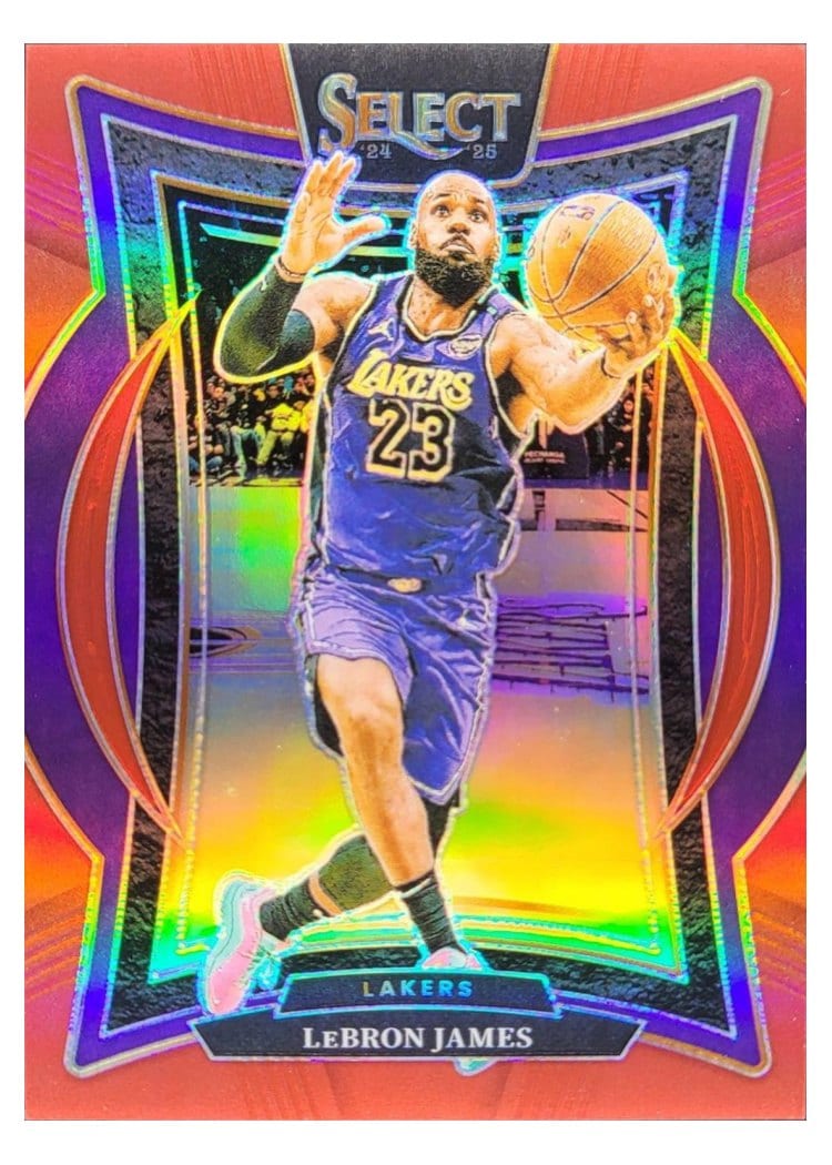 2024-25 Panini Select Base Set LeBron James #54 card