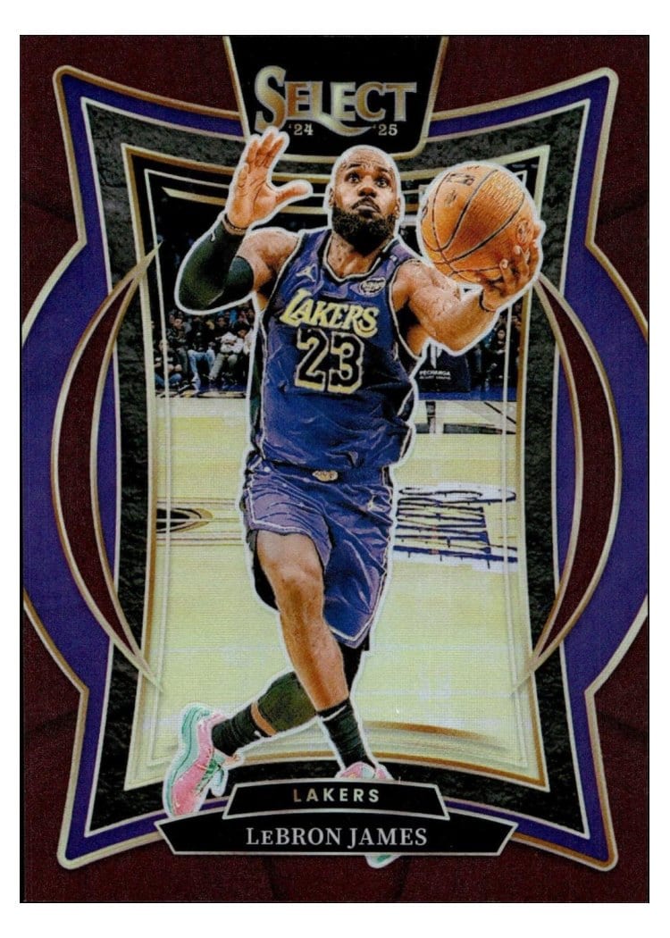 2024-25 Panini Select Base Set LeBron James #54 card