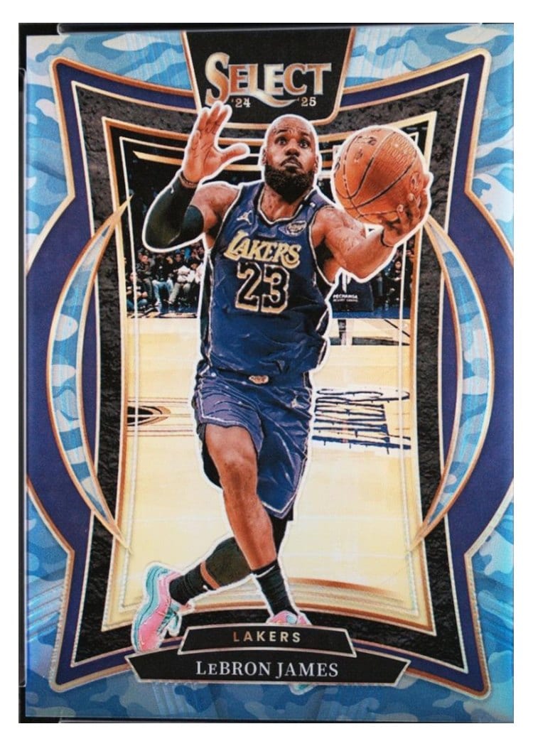 2024-25 Panini Select Base Set LeBron James #54 card