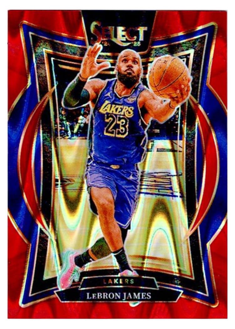 2024-25 Panini Select Base Set LeBron James #54 card