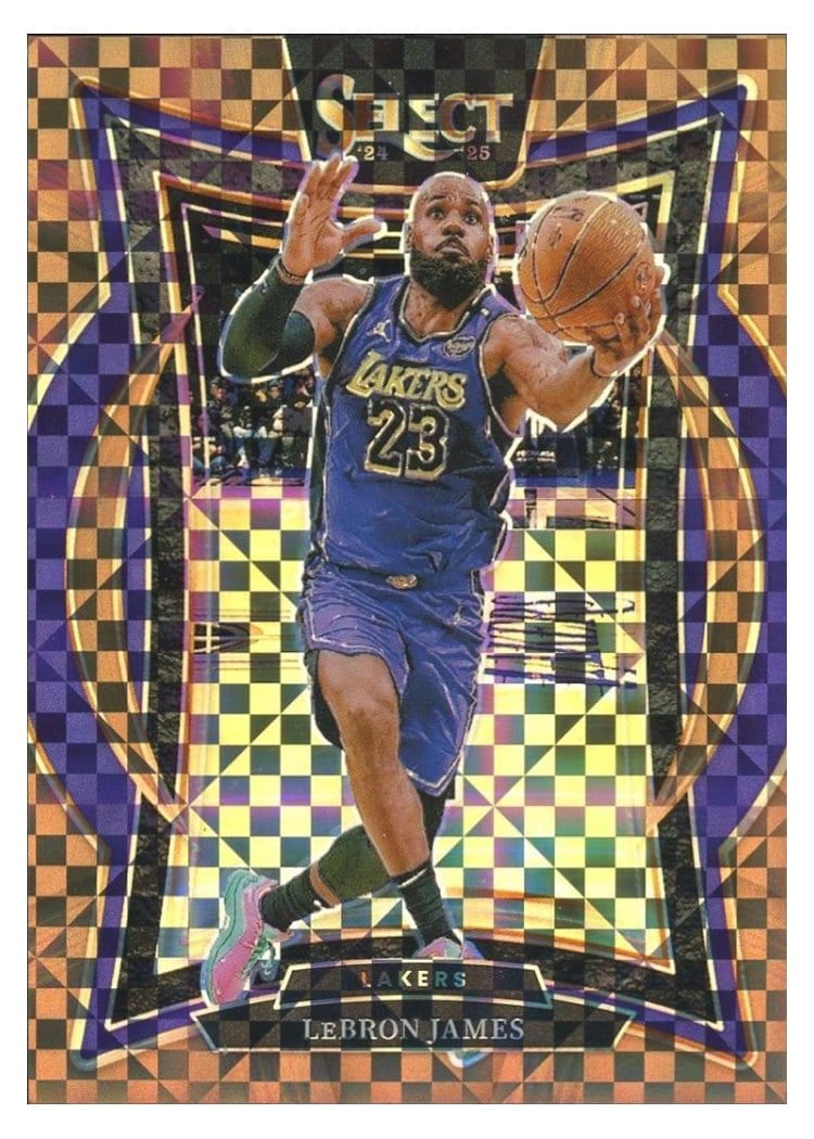 2024-25 Panini Select Base Set LeBron James #54 card