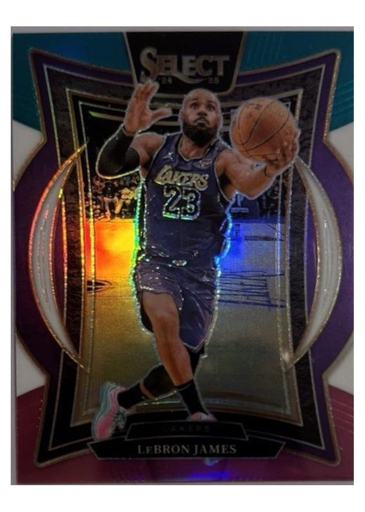 2024-25 Panini Select Base Set LeBron James #54 card