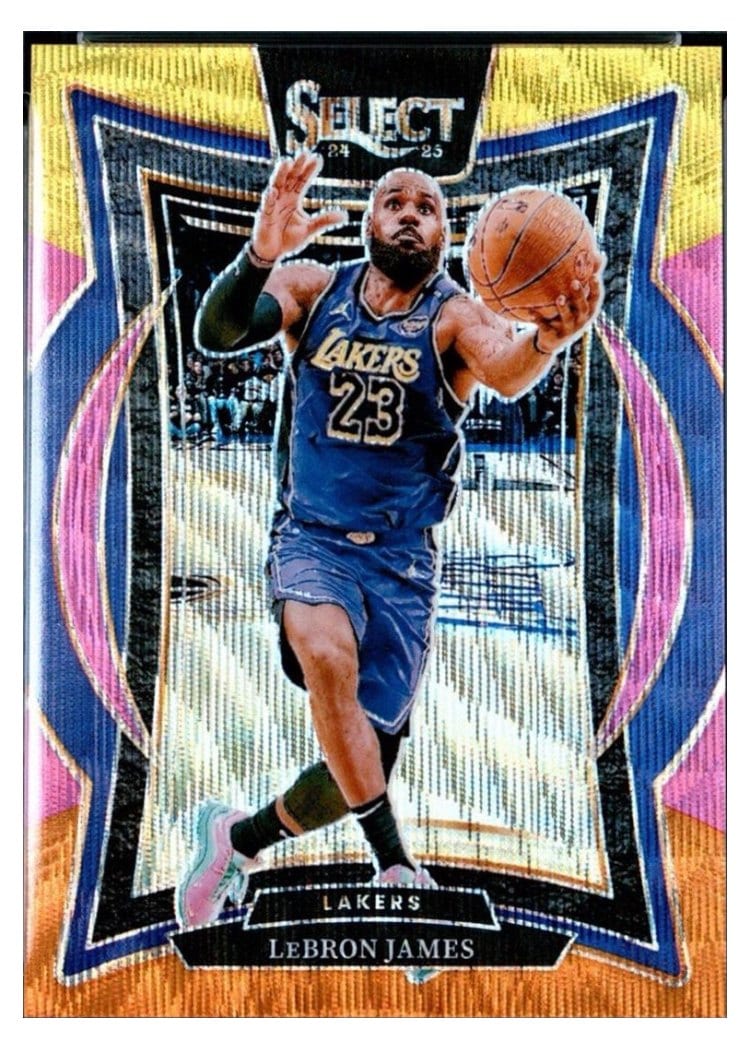 2024-25 Panini Select Base Set LeBron James #54 card