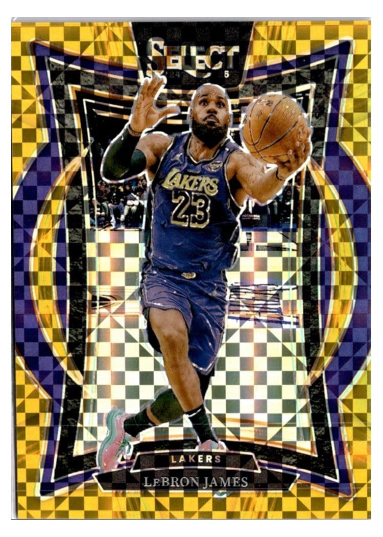 2024-25 Panini Select Base Set LeBron James #54 card