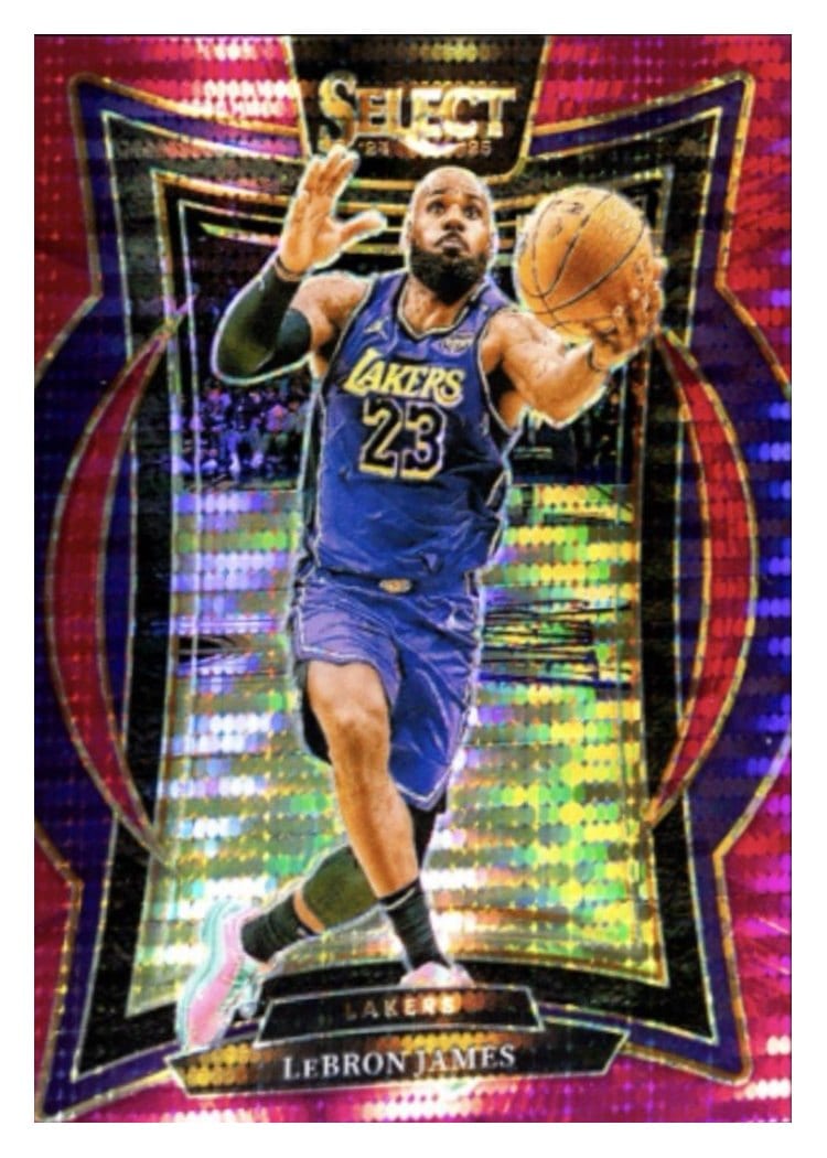 2024-25 Panini Select Base Set LeBron James #54 card