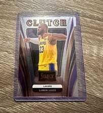 2024-25 Panini Select Clutch LeBron James #5 card