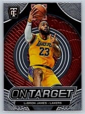 LeBron James 2024-25 Panini Totally Certified On Target card
