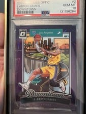 2024 Panini Donruss Optic Downtown LeBron James #2 card