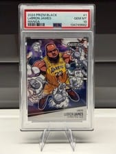 2024 Panini Prizm Black Manga LeBron James #1 card