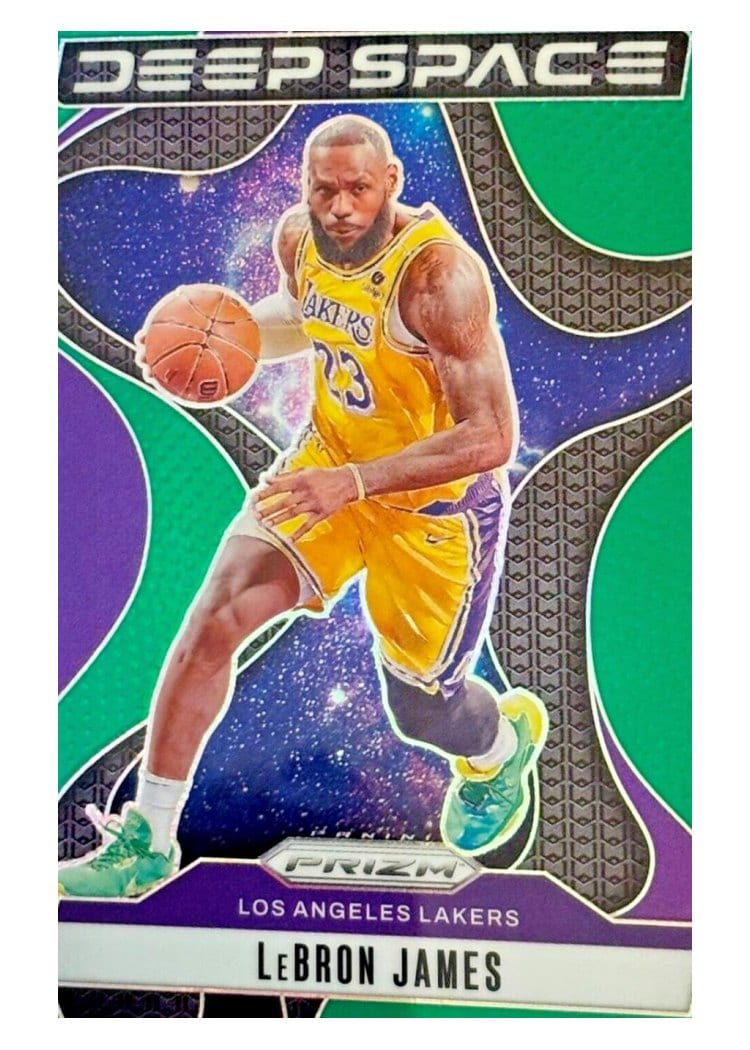 2024 Panini Prizm Deep Space LeBron James Green #5
