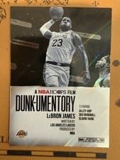 2025-26 NBA Hoops Dunkumentory LeBron James #D-4 card