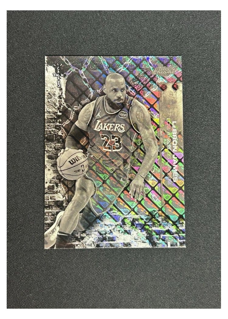 2025-26 Topps Chrome Cactus Jack Base Set LeBron James #46 card