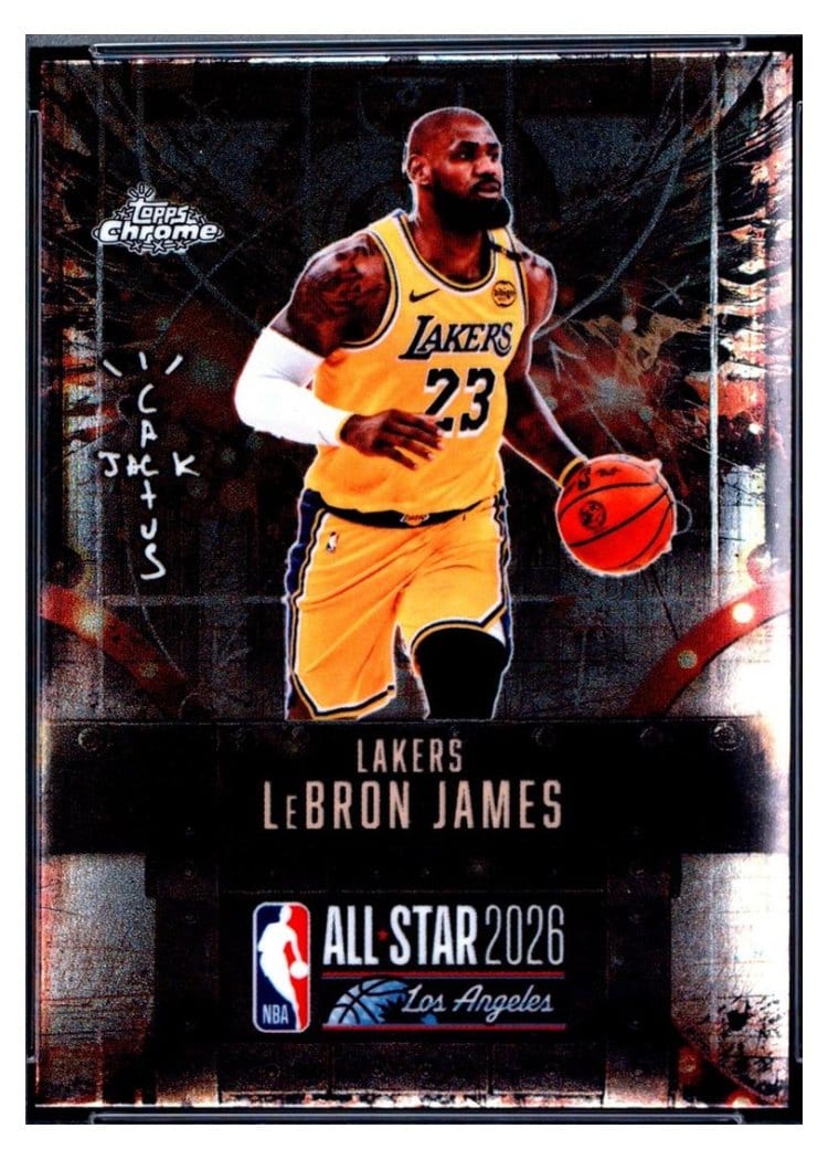 2025-26 Topps Chrome Cactus Jack X NBA All-Star Game Base Set ASG LeBron James #14