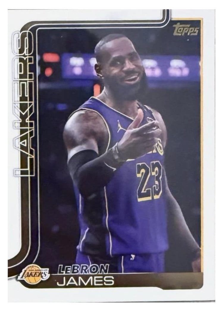 2025 Topps LeBron James #150 card