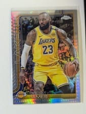2025 Topps Chrome LeBron James #127 card