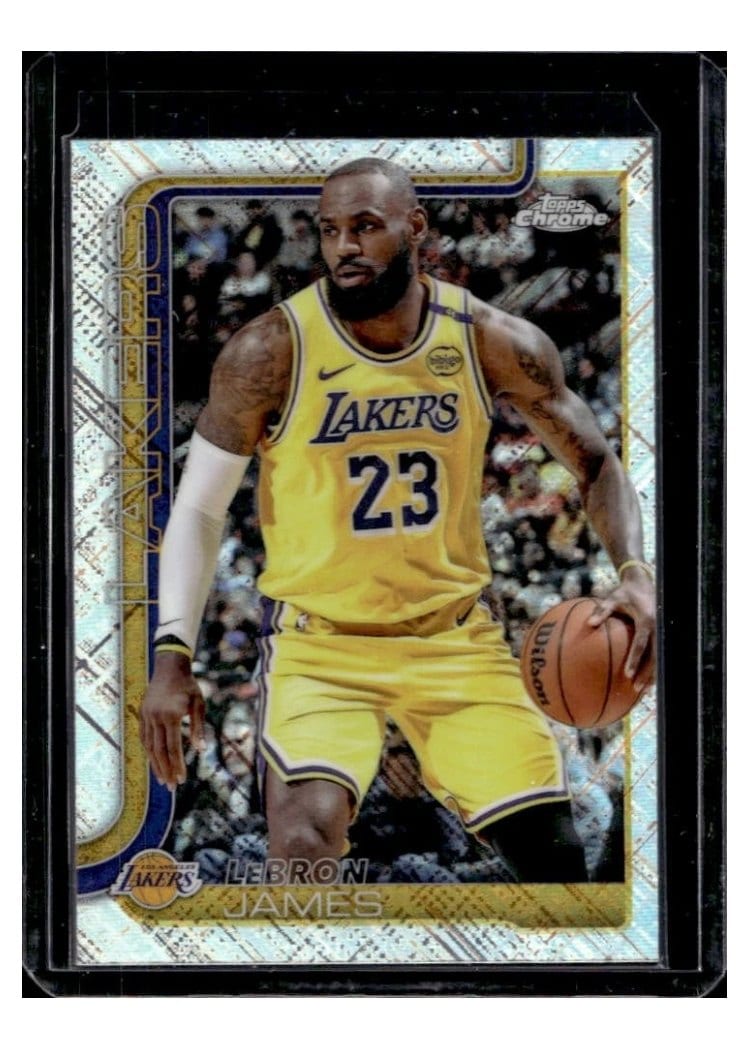 2025 Topps Chrome LeBron James #127 card