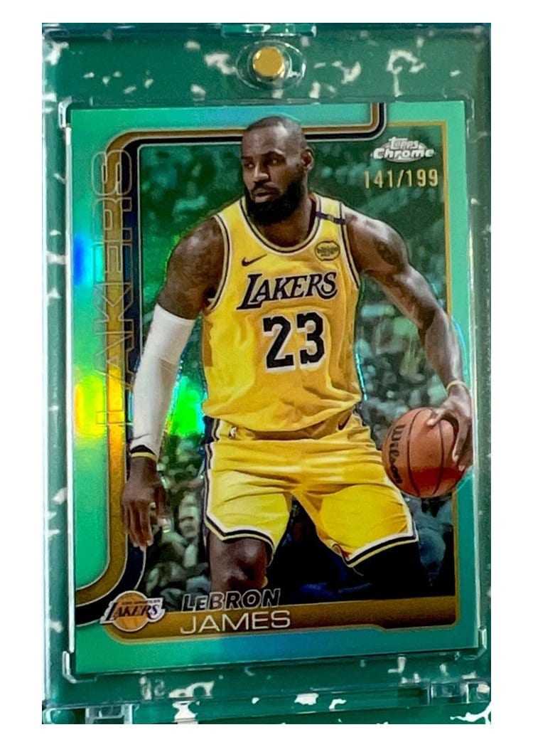 2025 Topps Chrome LeBron James #127 card
