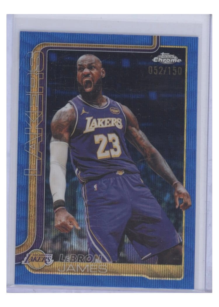 2025 Topps Chrome LeBron James #127 card