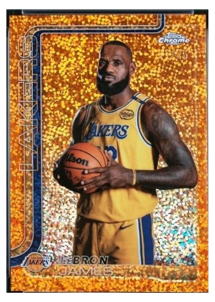 2025 Topps Chrome LeBron James #127 card