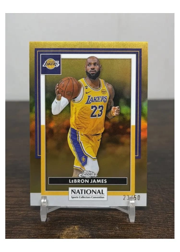 2025 Topps Chrome LeBron James #127 card