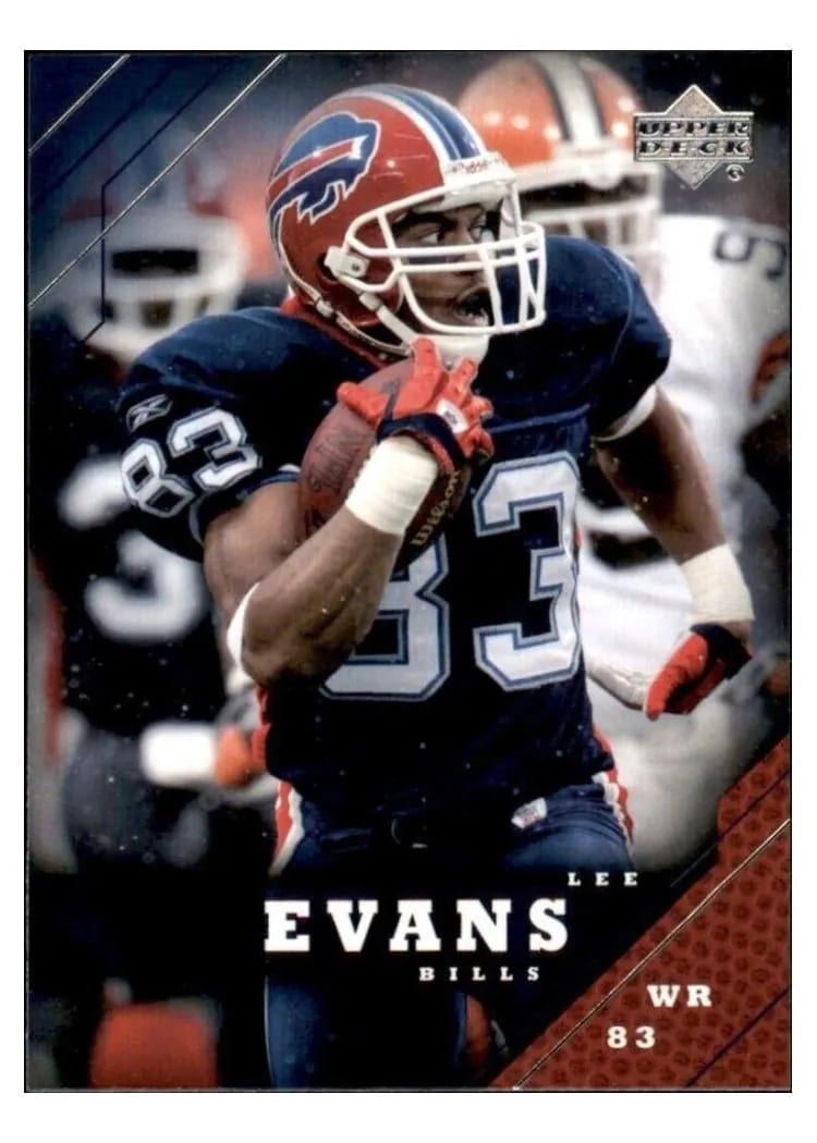 2005 Upper Deck Lee Evans #22 card