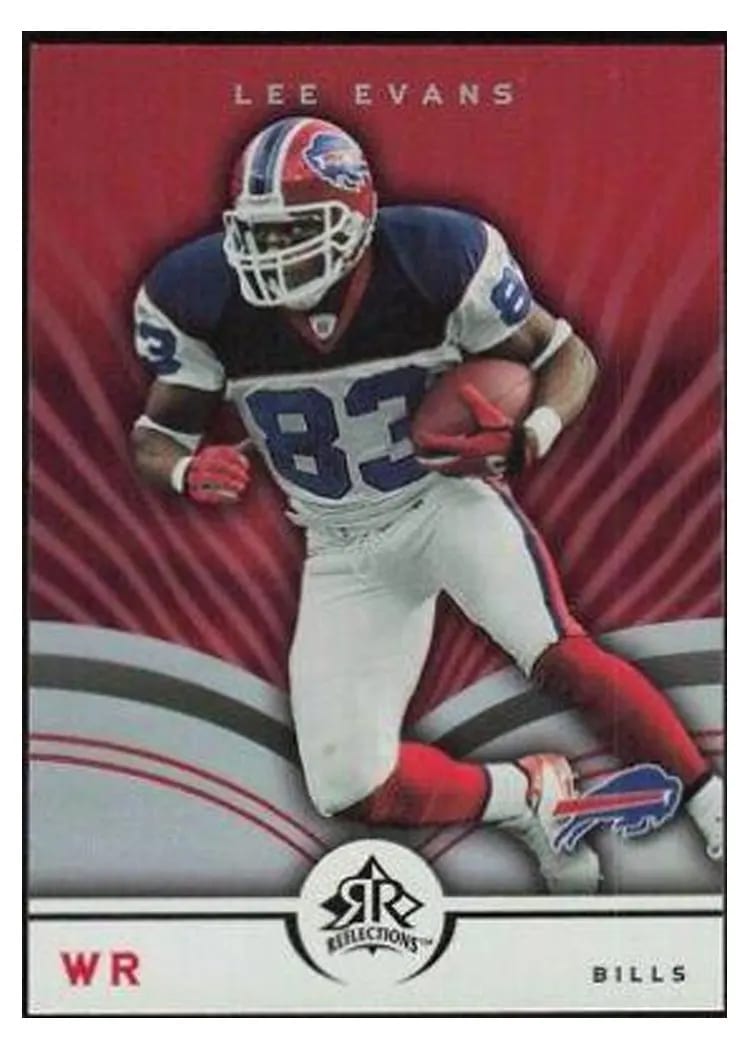 2005 Upper Deck Reflections Lee Evans #13 card
