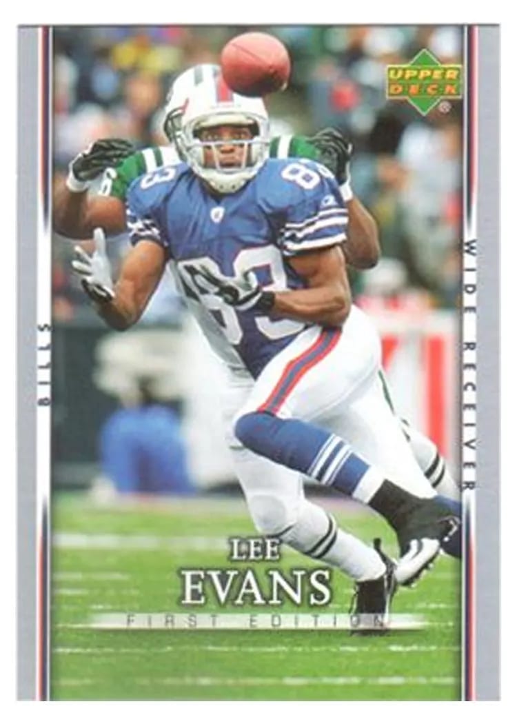 2007 Upper Deck First Edition Lee Evans #12 card