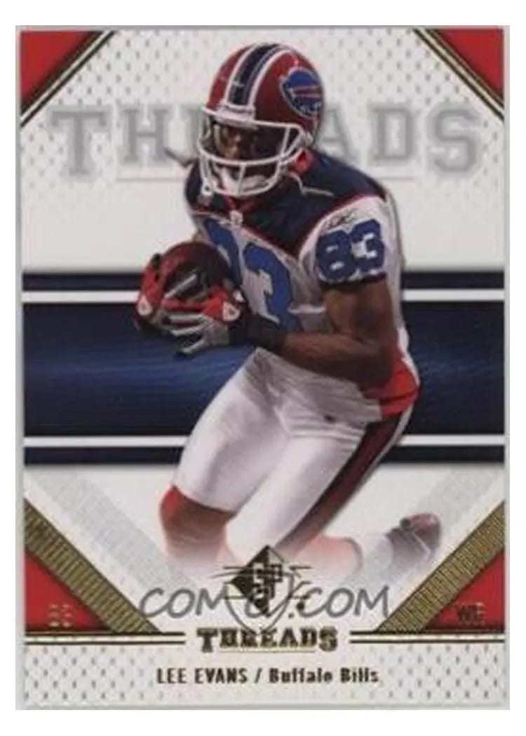 2009 SP Threads Lee Evans #63 card
