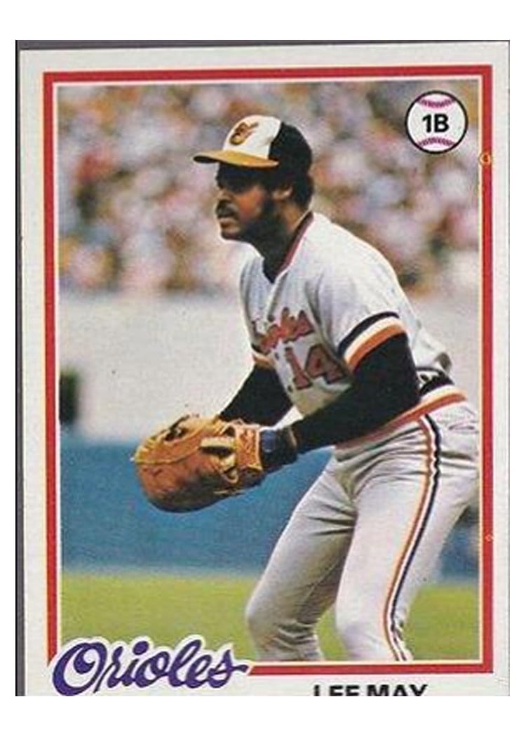 1978 Topps Lee May #640 card