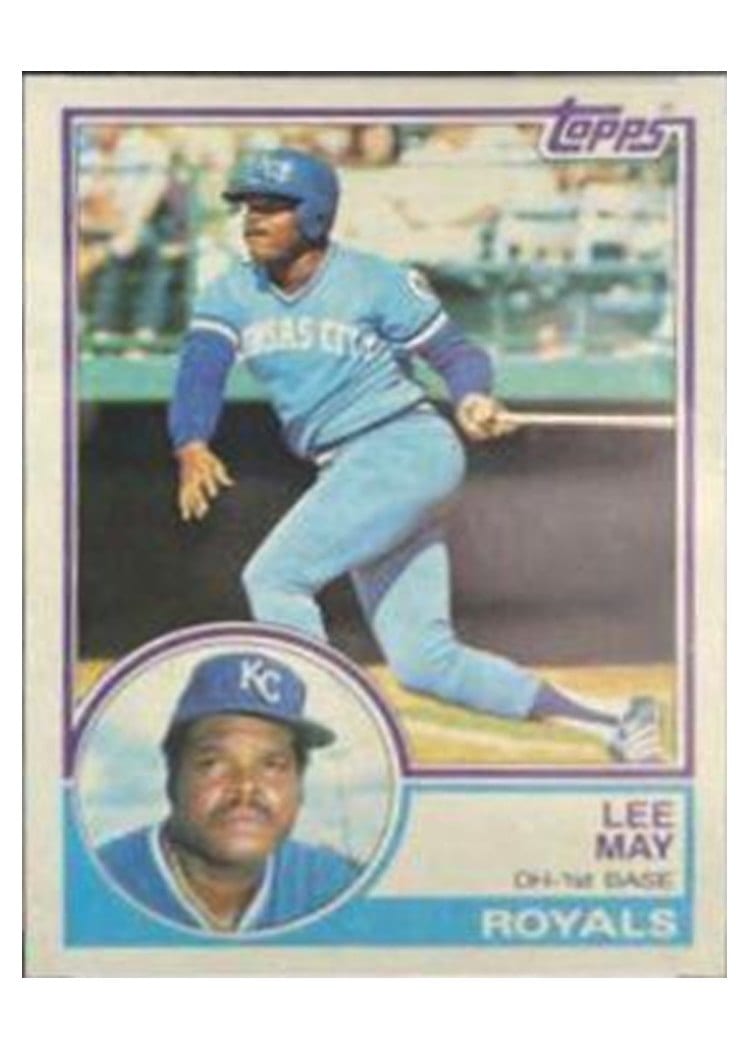 1983 Topps Lee May #377 card