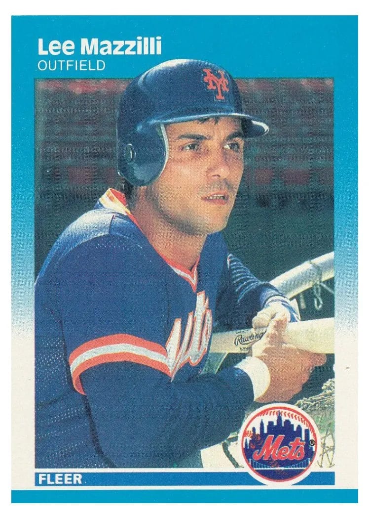 1987 Fleer Lee Mazzilli #15 card